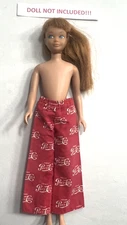 Vintage 1974 Mattel Barbie/Skipper #7770 RED PEPSI COLA PANTS Best Buy Fashions