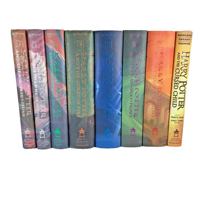 Harry Potter Complete Series  1-7 + The Cursed Child JK Rowling Like New