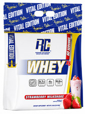 Ronnie Coleman Whey Protein Powder 5 lb Strawberry 6.50 per gallon