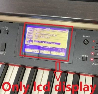 New LCD For Yamaha Arius YDP-V240 Digital Piano display Screen ydp-v240