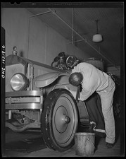 Estación de bomberos de Washington D.C. No. 4 camiones de bomberos 1943 lavadora mecánica
