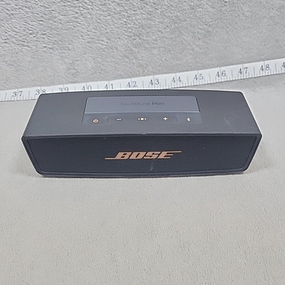 #ad Bose SoundLink Mini II Bluetooth Speaker Black For Parts Red Light a $34.87