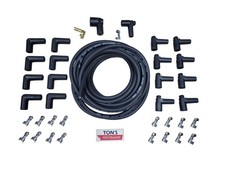 V8 8.5mm Msd Super Conductor Black Spark Plug Wire Kit Black 90 Universal Hei