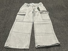 Art Class Grey Stretch Pants Size 6 For Kids With Elastic Waistband Pockets NWT