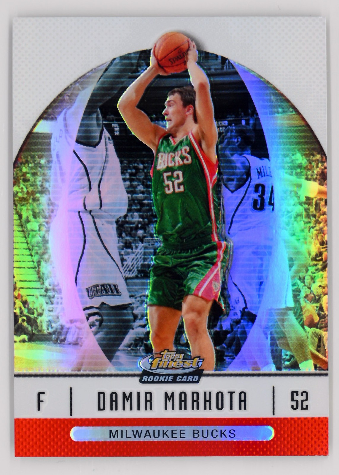 2006-07 Finest #68 Damir Markota Refractor Milwaukee Bucks