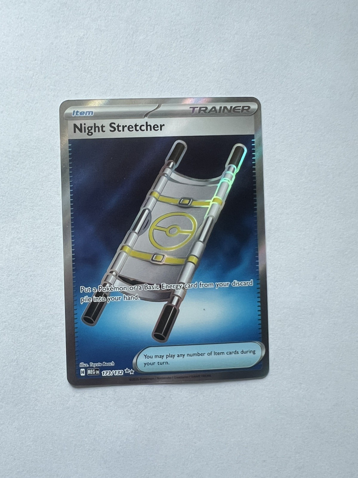 Night Stretcher 173/132 - Mega Evolution Holo NM 🔹