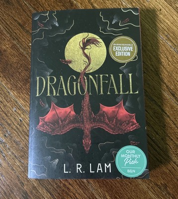 Dragonfall by L. R. Lam Barnes & Noble Exclusive Edition Paperback W/ Red Pages