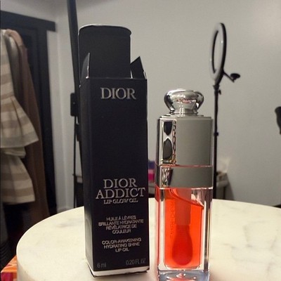 Dior Addict Lip Glow Oil new in box shade poppy coral
