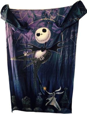 the Nightmare before Christmas Comfy Blanket with Sleeves ~ Jack Skellington & Z