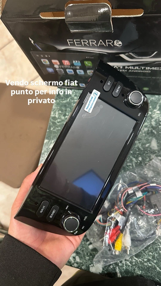 Schermo Bluetooth Fiat Punto - Immagine 3 di 4