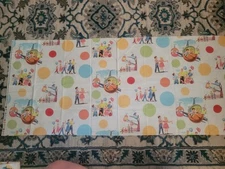 Dick and Jane Retro Family Fun~~Michael Miller~~19" X 44"   OOP  Rare