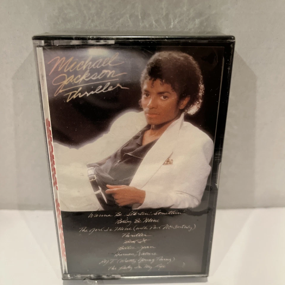 Michael Jackson Thriller Cassette Tape QET38112 SEALED NEW 1982 Epic Records/CBS - Image 3 of 4