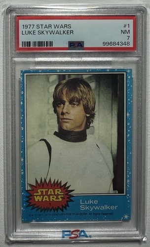 1977 Topps Star Wars #1 Luke Skywalker PSA 7
