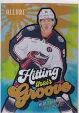 25/26 UD ALLURE KENT JOHNSON HITTING THEIR GROOVE ORANGE PARALLEL INSERT #10