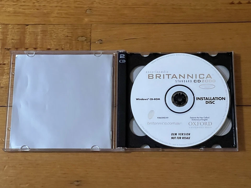 Encyclopaedia Britannica 2000 Standard Oxford Software PC CD ROM 2 Disc Set - Image 4 of 4