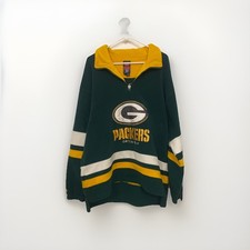 Vintage 90s Mirage Green Bay Packers Sweatshirt NFL LARGE