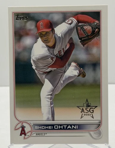 2022 Topps Shohei Ohtani Card #660 Pitching All Star Game ASG Foil Stamp