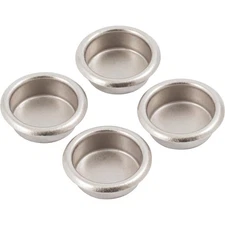 Finger Pull, 3/4 Inches, 4-Count, Satin Nickel by Stone Harbor Hardware