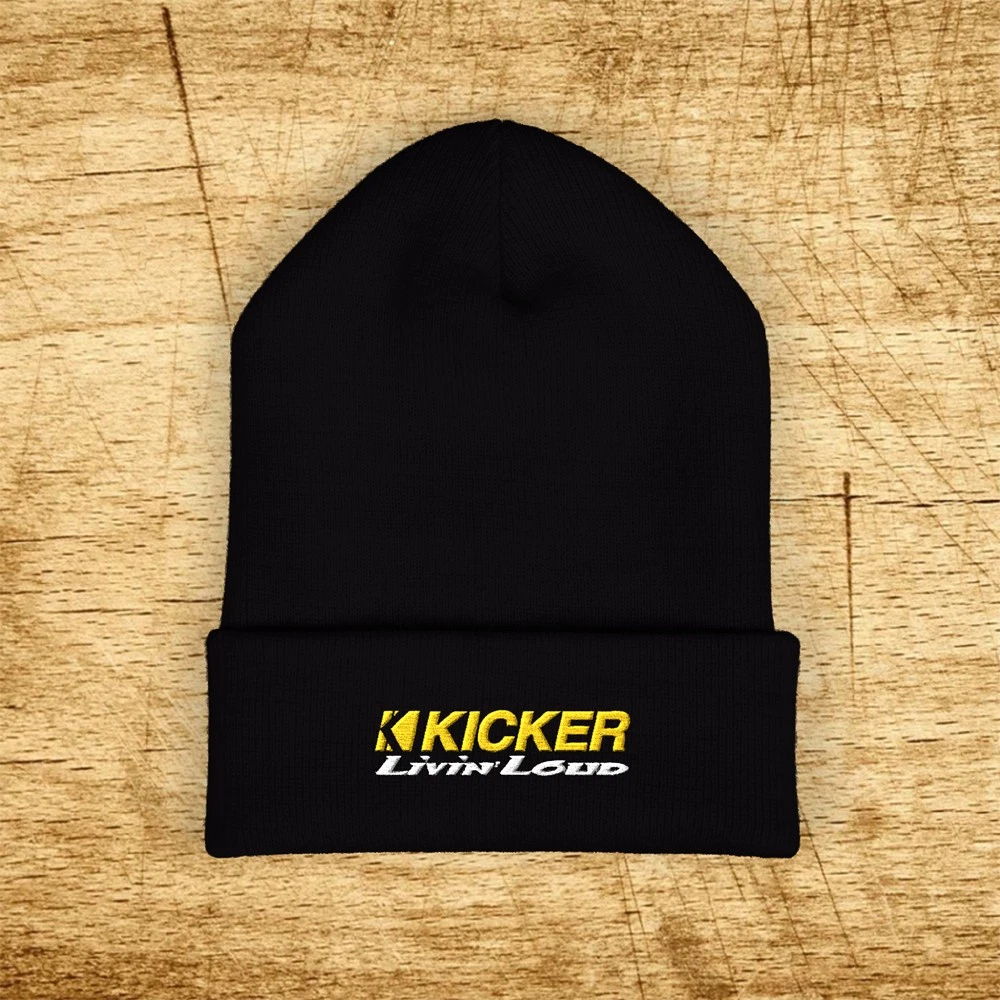 Kicker Livin Loud Audio Embroidered Classic Winter Black Beanie Hat
Opens in a new window or tab