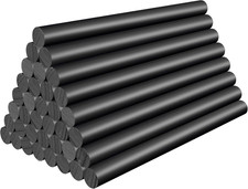 Black Hot Melt Glue Sticks, 36 Pack Mini EVA Sticks, 0.27In Diameter, 3.9In Leng 0.34 per gallon