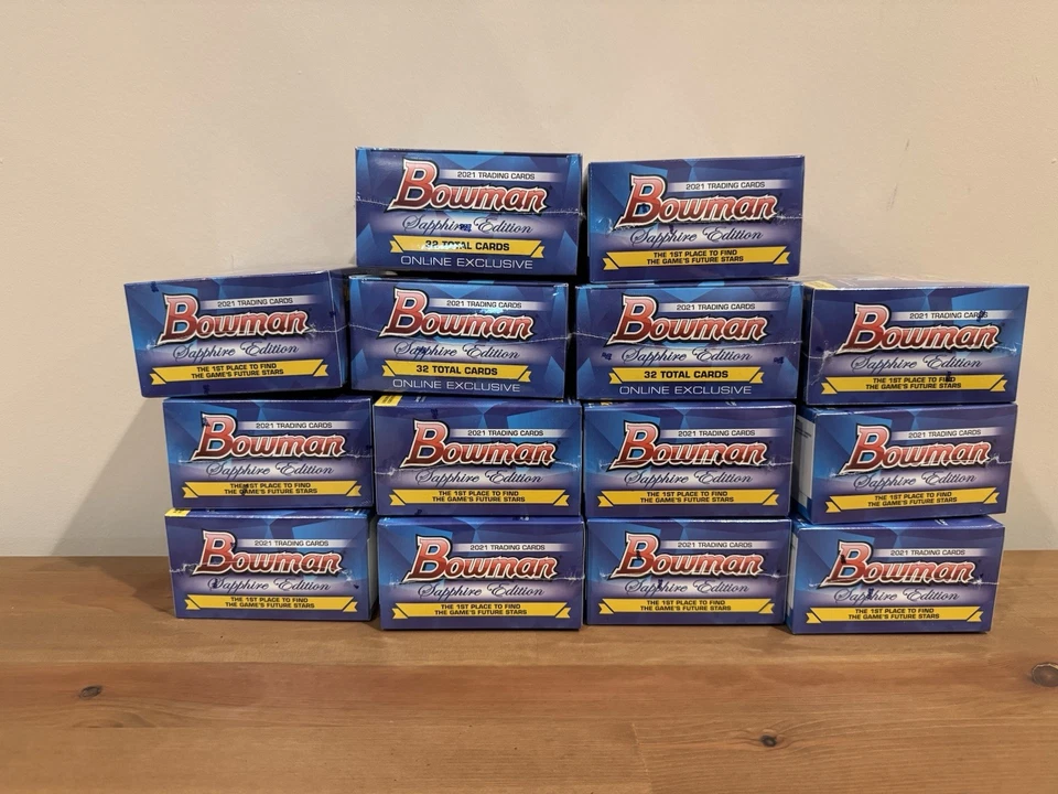 Caja de pasatiempos de béisbol Topps Bowman Sapphire Edition 2021 sellada Foto 4 de 4