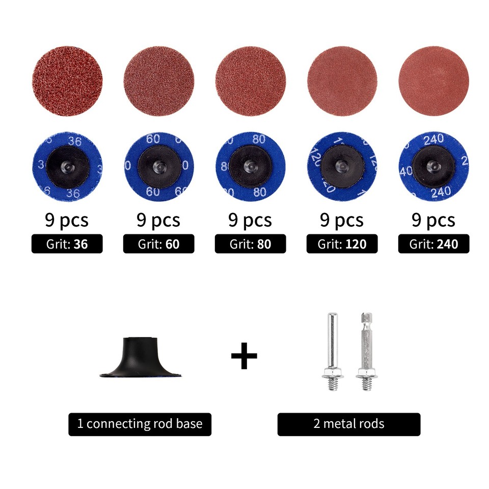 46PCS Roloc Disc 2 Inch, Die Grinder Sanding Disc | eBay