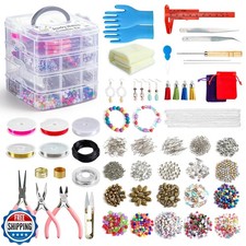Jewelry Making Kit, 1960 pcs, Supplies Includes Beads, Instructio