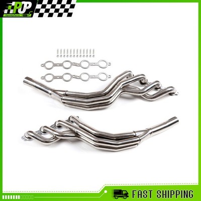 1 3/4'' Stainless  Long Tube Headers Manifolds For Chevy Camaro SS 6.2L V8 10-15