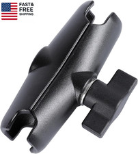 Aluminum Alloy Double Socket Arm Compatible with RAM Mounts B Size 1" Ball Comp