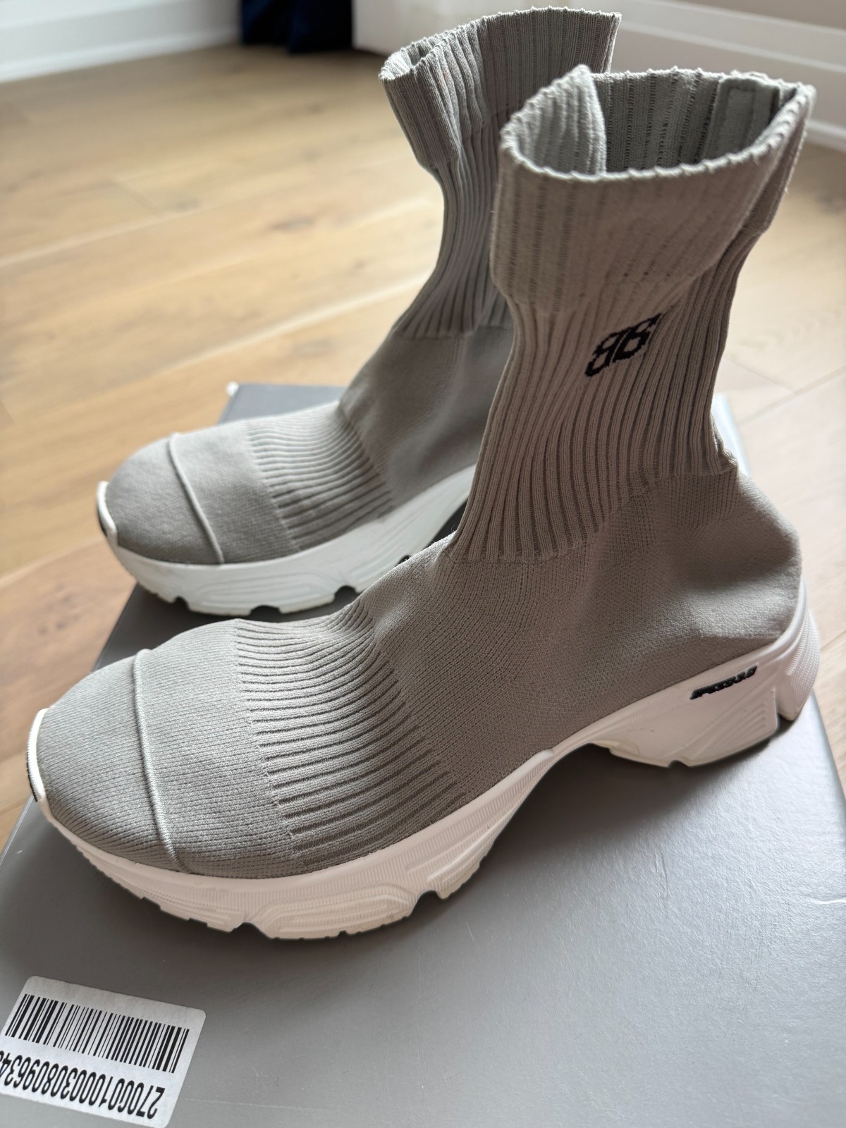 BALENCIAGA SPEED3.0 ソックススニーカー グレー 39 Balenciaga Speed 3.0 Sneakers - Gem