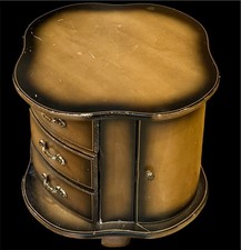 Portagioie girevole vintage Londra pelle Giappone ~ metà secolo ~ 6 cassetti