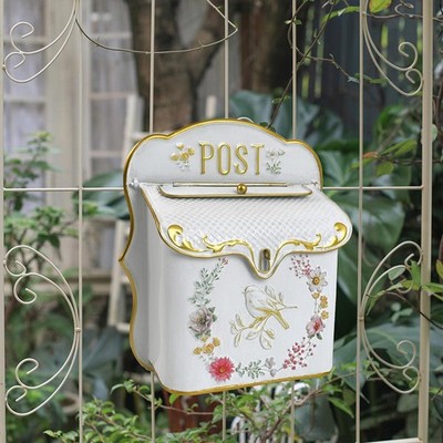 Wandmontage Brief für Mailbox Mailbox Retro Charm Lockable Metal Drop Box