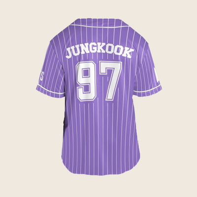 BTS Purple White Jersey Army Fanmade Shirt Kpop Arirang Concert