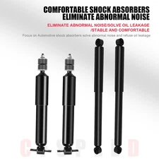 4PCS Front Rear Shock Strut Assembly For 09-10 Dodge Ram 1500 11-18 Ram 1500 2WD