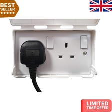 Electric Plug Socket Cover - Safety Solution for Kids, Dust & Splash Resistant