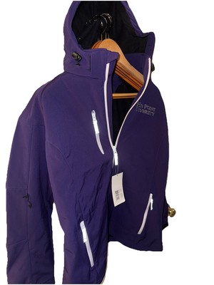 HIGH POINT UNIVERSITY WOMEN'S XXL PURPLE HOODED ZIP SPORTY RAINCOAT JACKET