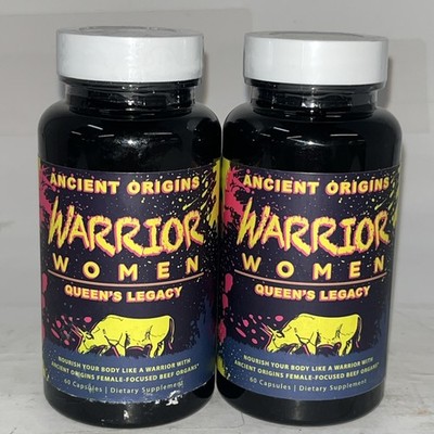 Warrior Women Queens Legacy Dietary Supplement 60 Count Exp 11/2027 Two PK