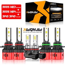 For Toyota Corolla Sedan 4-door 2005-2008 Led Headlight Fog Light Bulbs Combo