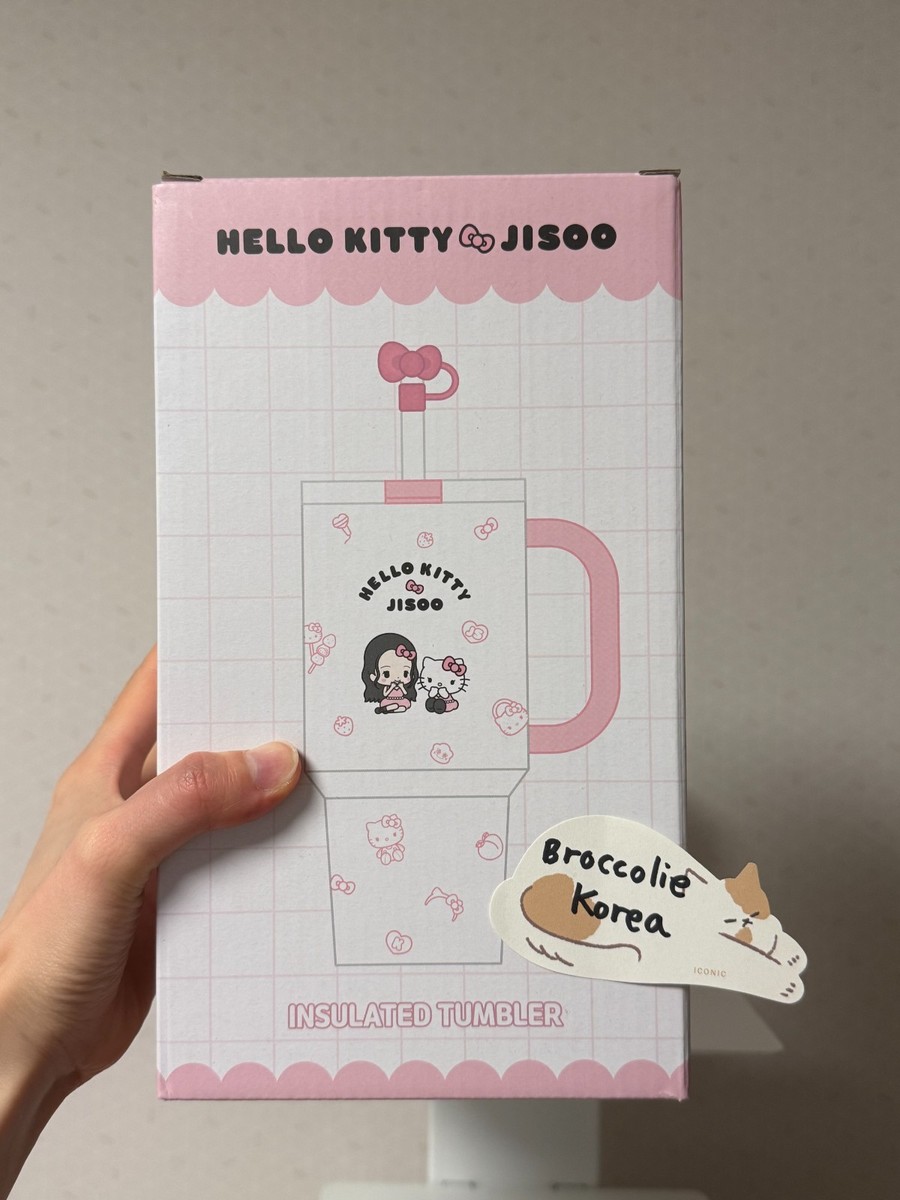 Blackpink Jisoo x Hello Kitty Tumbler, Luggage Tag, Suitcase