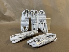  5 White 4 ft USB Lightening Charging Cable Fast Sync Cord for iPhone iPad iPod