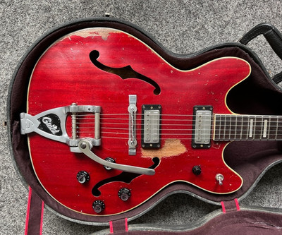 1968 Guild Starfire V, Cherry Red, Bigsby, Vintage Guitar, Made in USA