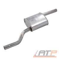 EndschalldÄMpfer Auspuff SchalldÄMpfer FÜR Ford Focus 1 DNW Turnier Kombi 1.6