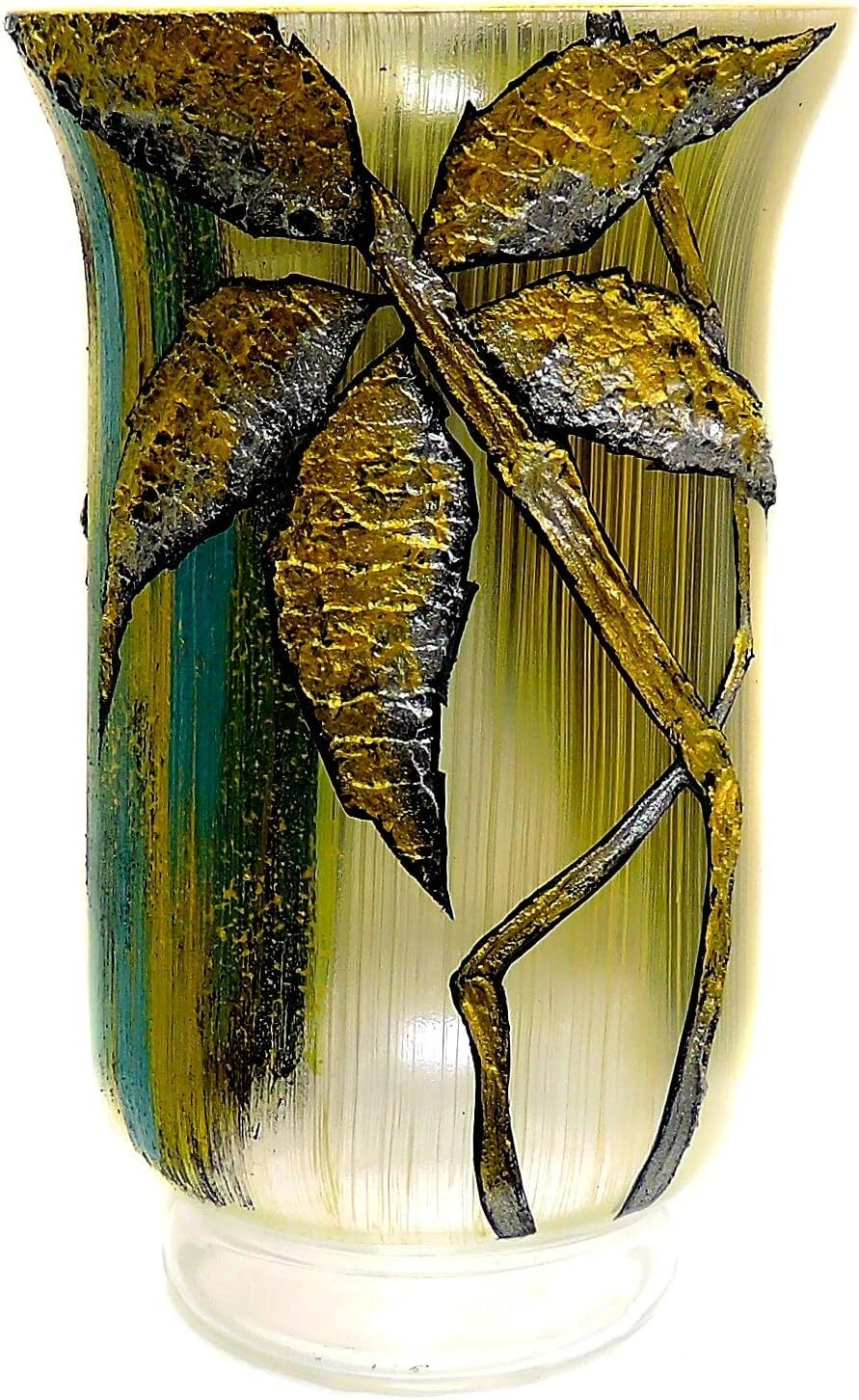 Victoria Bella 6487/400/AB 15 3/4" Decorative Flower Vase Abstraction Bamboo