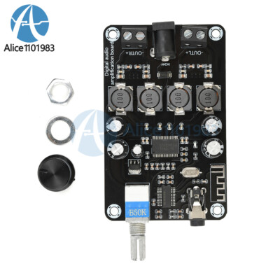 DC12-24V Bluetooth TPA3118D2 50W+50W  Audio Power Amplifier Board Amp Module 2CH