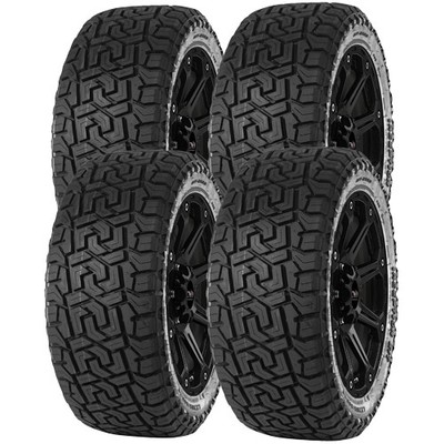 (QTY 4) LT275/65R20 Gripmax Inception X/T 128/125Q LRF Black Wall Tires