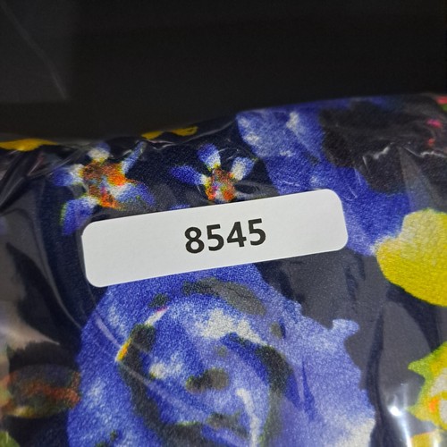 Zara Dress Womens Large Blue Multicoloured Floral Sleeveless Summer Spring 8545 - Picture 12 of 12