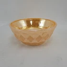 Anchor Hocking Fire-King Kimberly Diamond Peach Lustre Bowl 5" Cereal Bowl