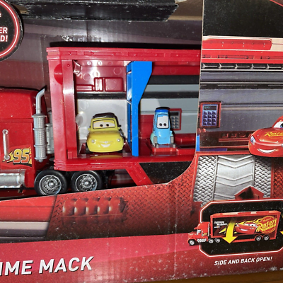 Disney Cars 3 Travel Time Mack Play Set Luigi & Guido Launcher