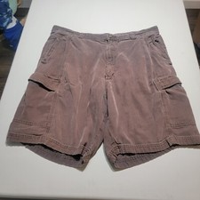 Tommy Bahama Relax Hawaiian Cargo MensShorts Size 38 Brown Tencel Lyocell Blend
