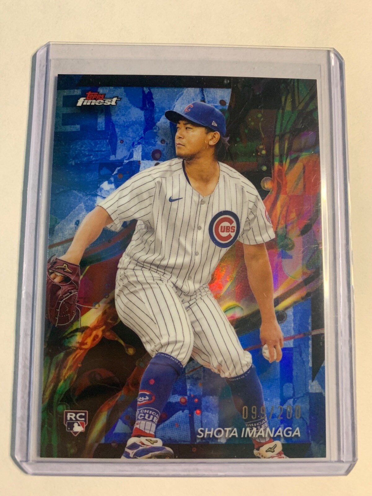 2024 Topps Finest Common Blue Refractor #45 Shota Imanaga #D /200 RC
